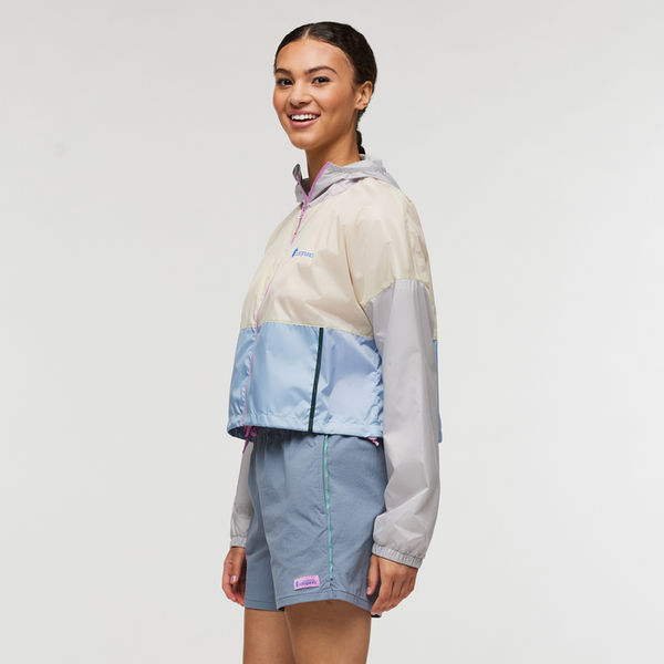 Women's Teca Windbreaker Crop Jacket | Salt Flats