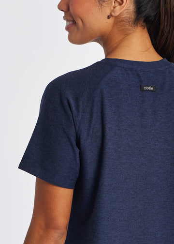 Women's Lux Boxy Short Sleeve | Ink Blue