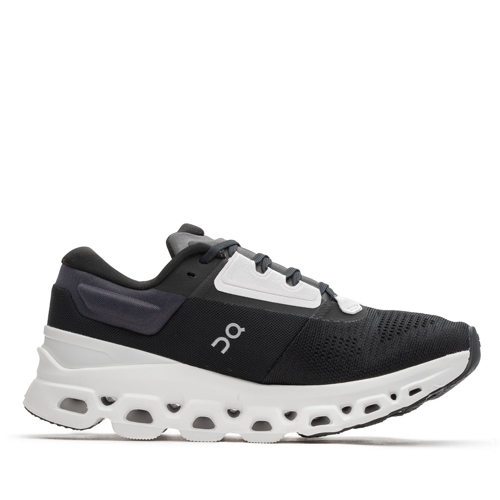 ON Women's Cloudstratus 3 Black/Frost – Lively Athletics