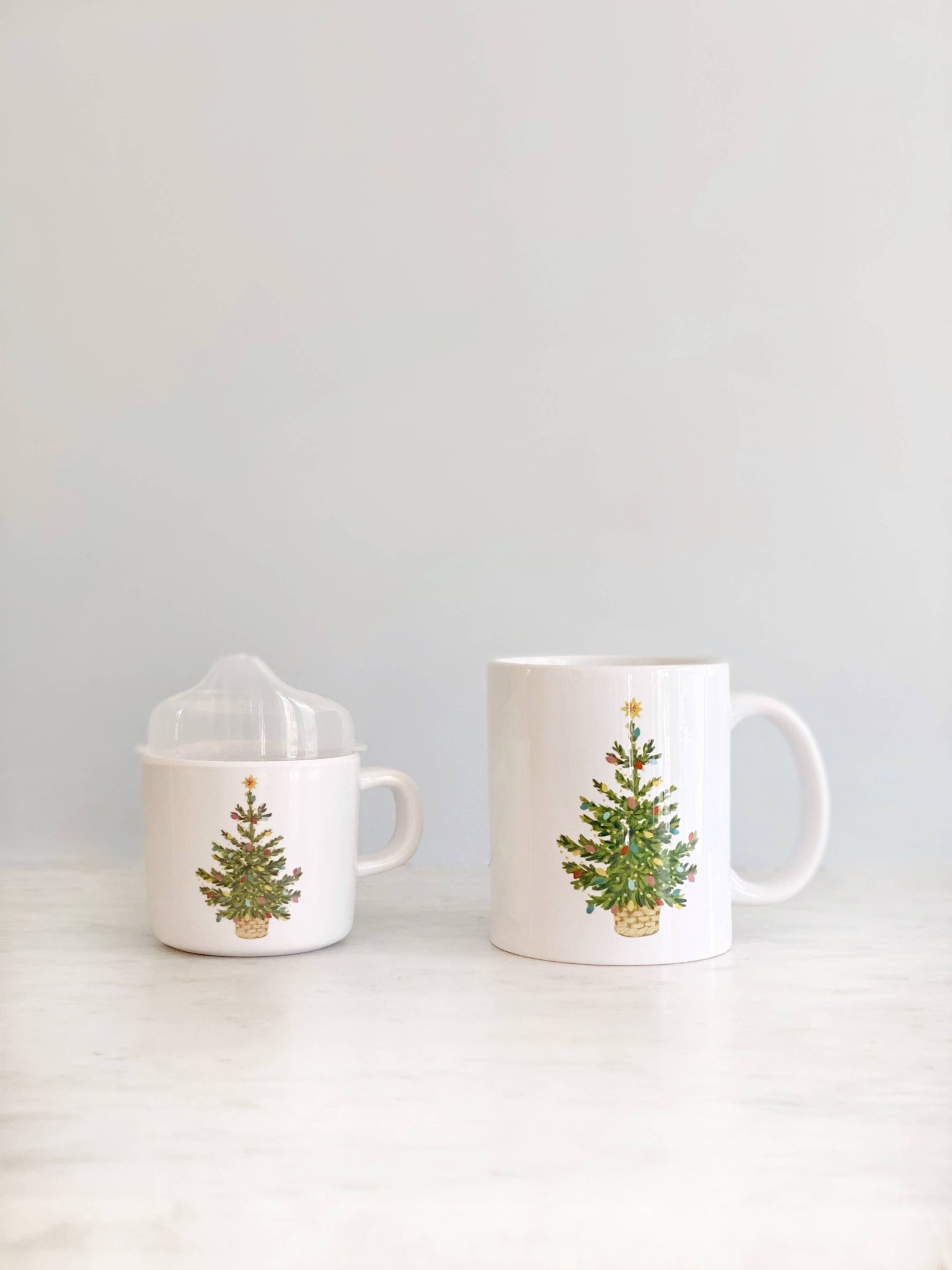 Two of a Kind Cup Set | Christmas Tree