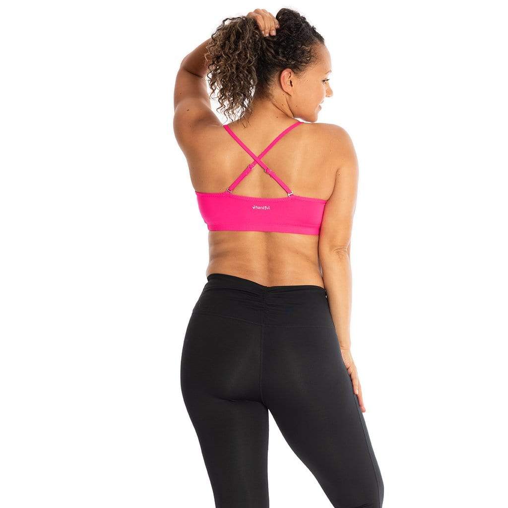 Handful Women's Adjustable Sports Bra with Removable Pads, Versatile  Workout Bra