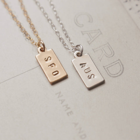 Chi City Charm Necklace | Gold