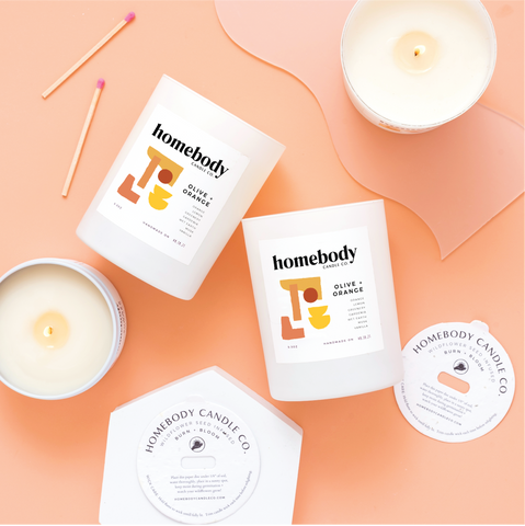 Homebody Candle Co. - Olive + Orange