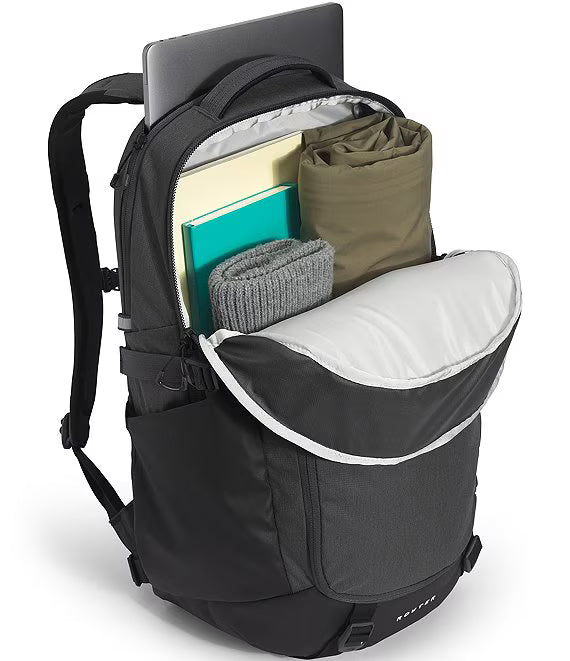 The North Face Router Backpack Asphalt Grey Light Heather/TNF Black
