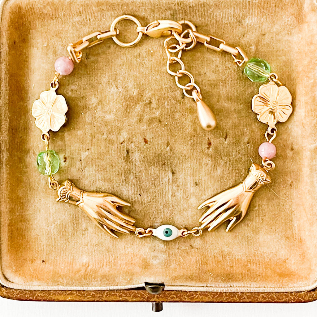 Flower Charm Bracelet