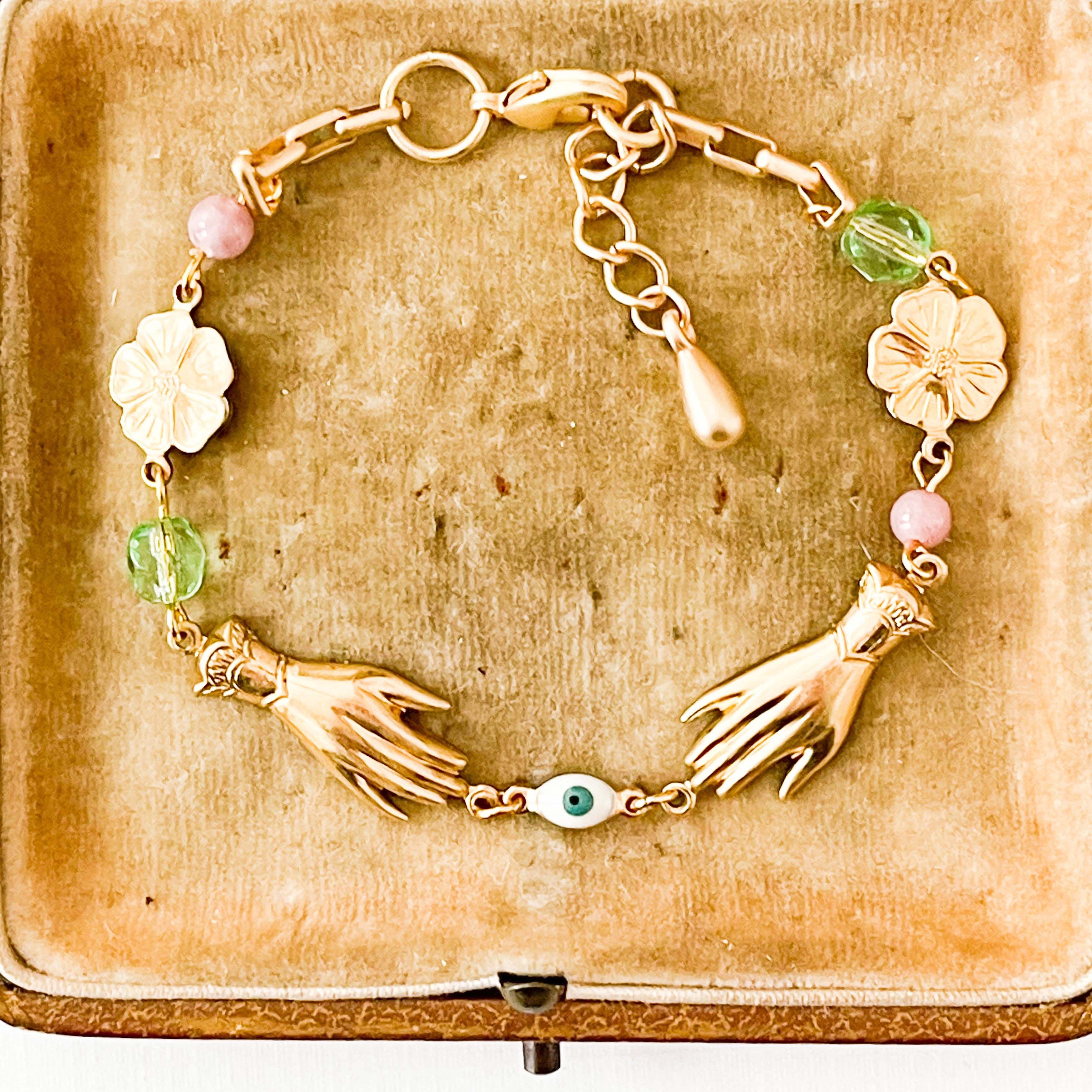 Flower Charm Bracelet