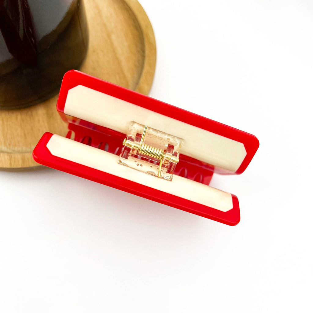 TheDivaSoap - Red Cassette Tape–Inspired Retro Hair Claw Clip