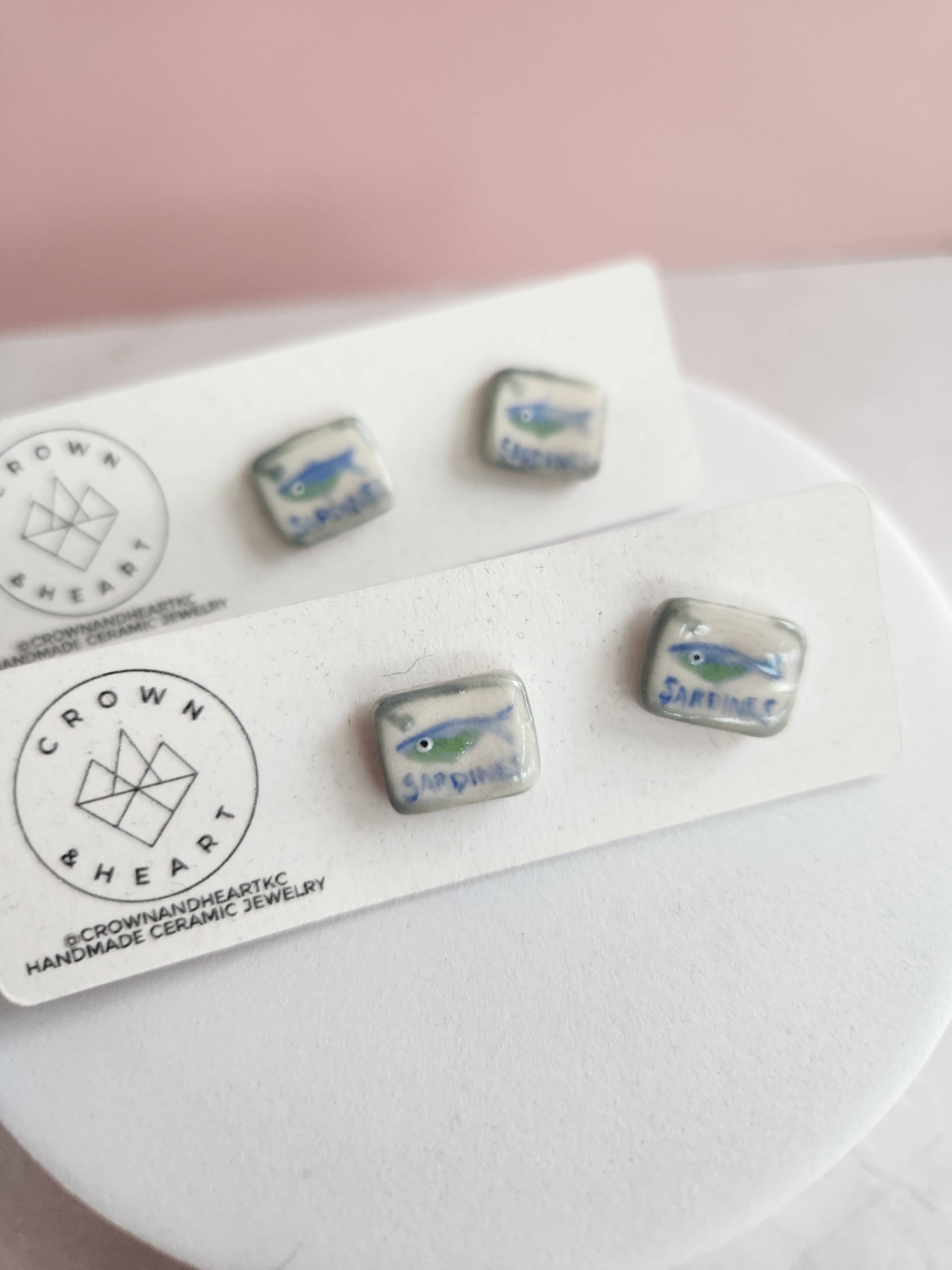 Stud Earrings | Sardines
