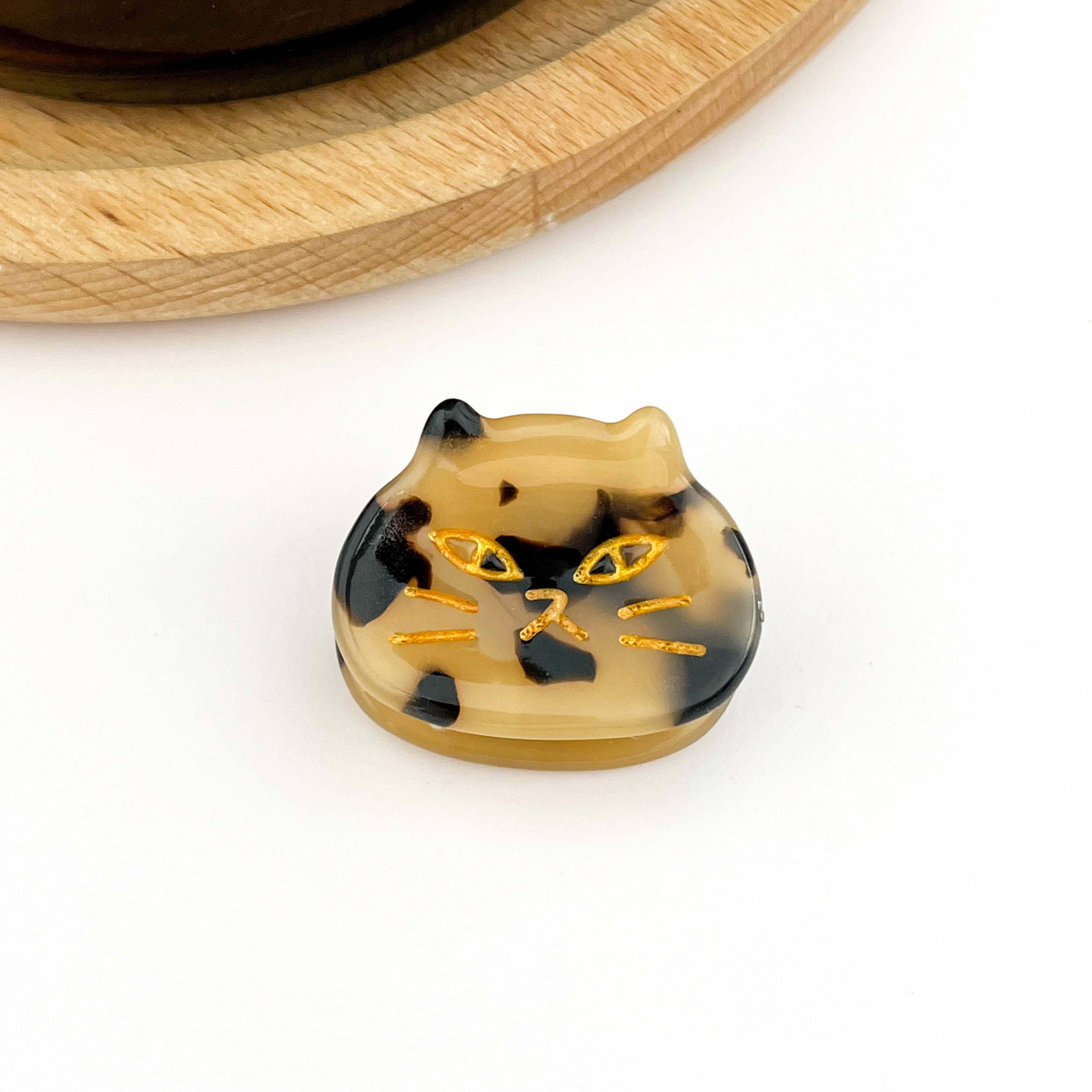 TheDivaSoap - Mini Acetate Cat Head Hair Claw Clip