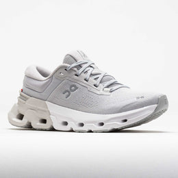 Gray athletic shoe on a white background