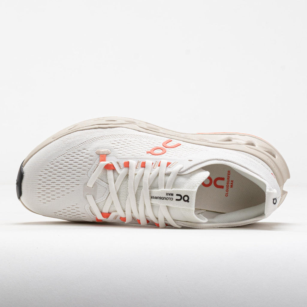 White running shoe with visible branding on a white background