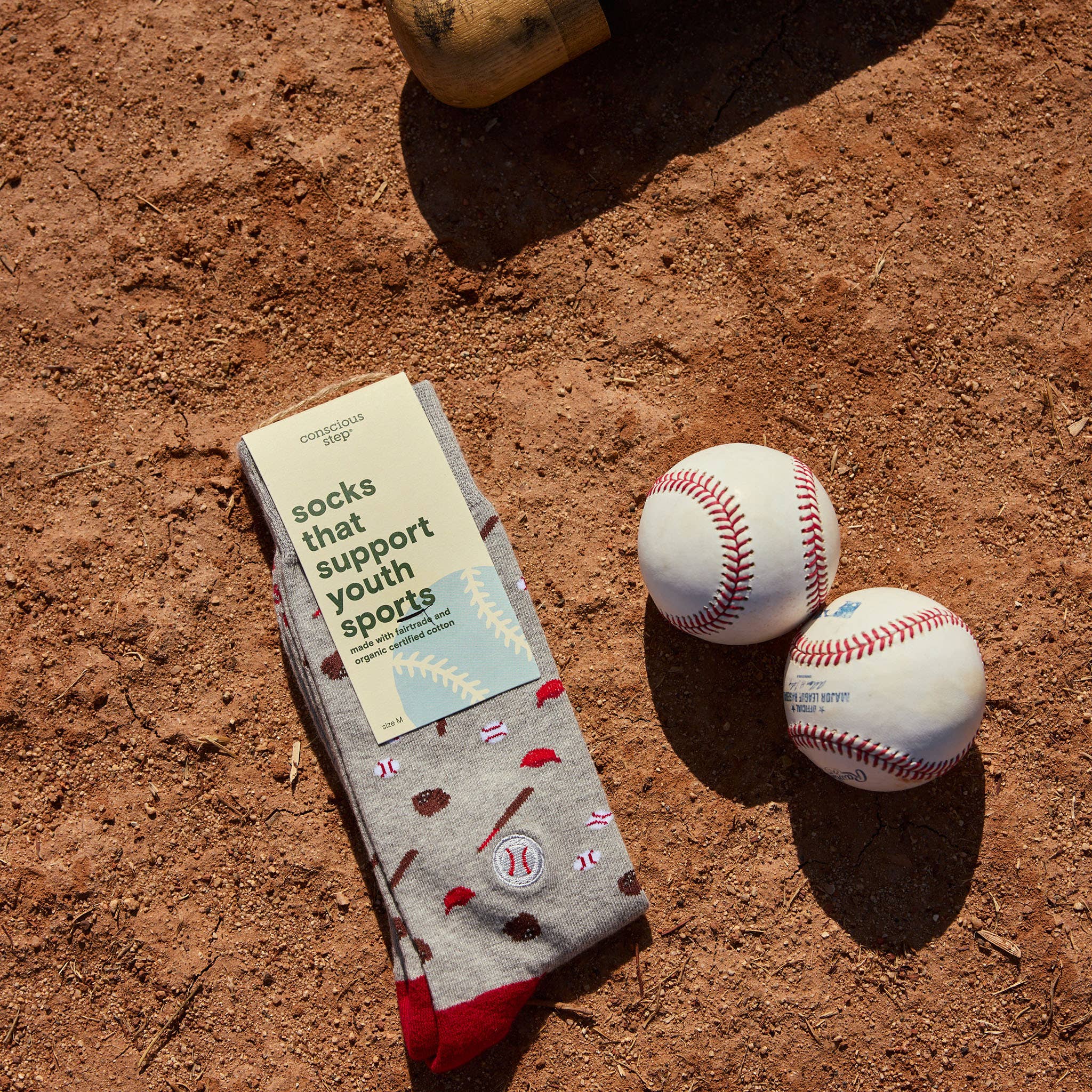 Socks that Support Youth Sports (Baseballs)