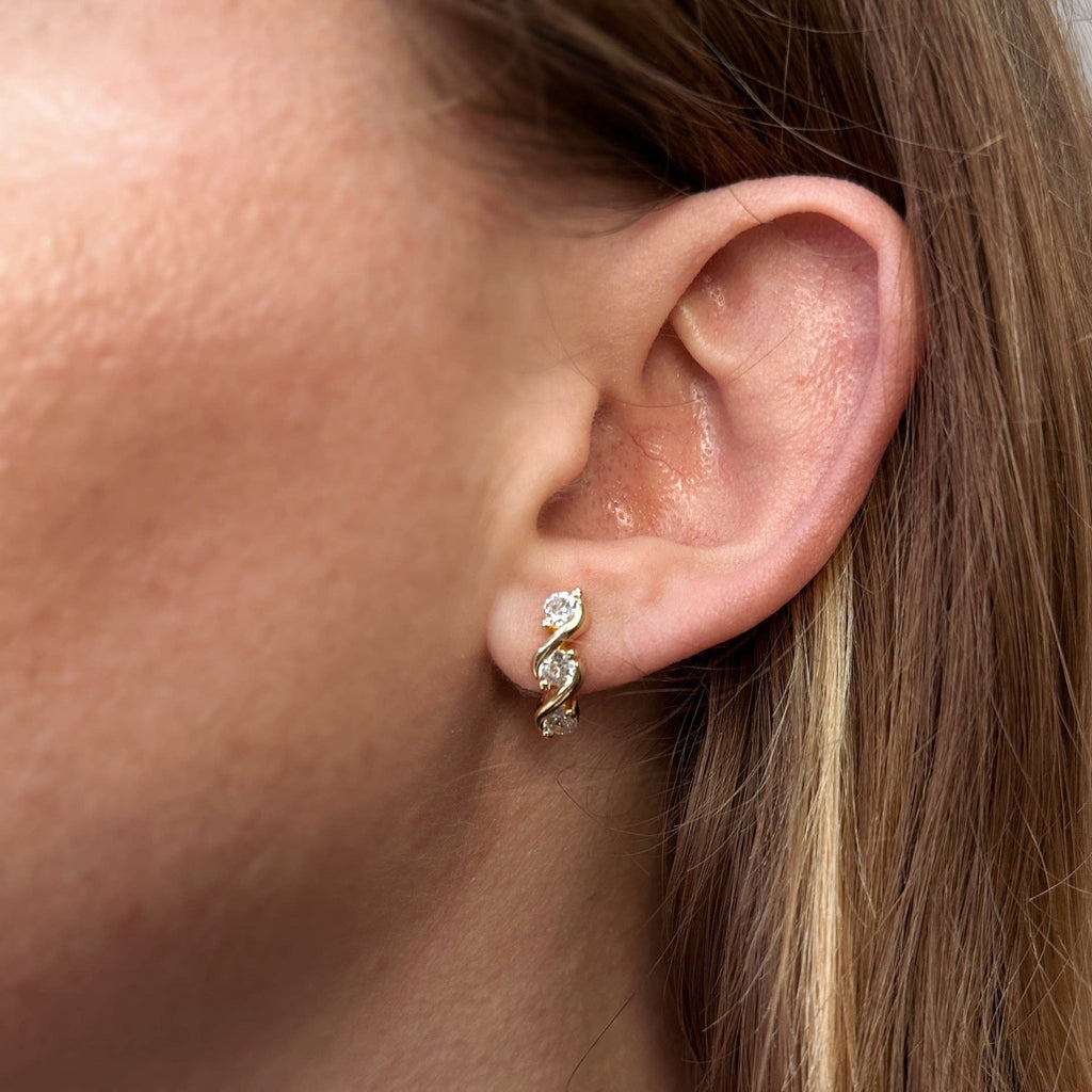 Tipple CZ Stud Earrings