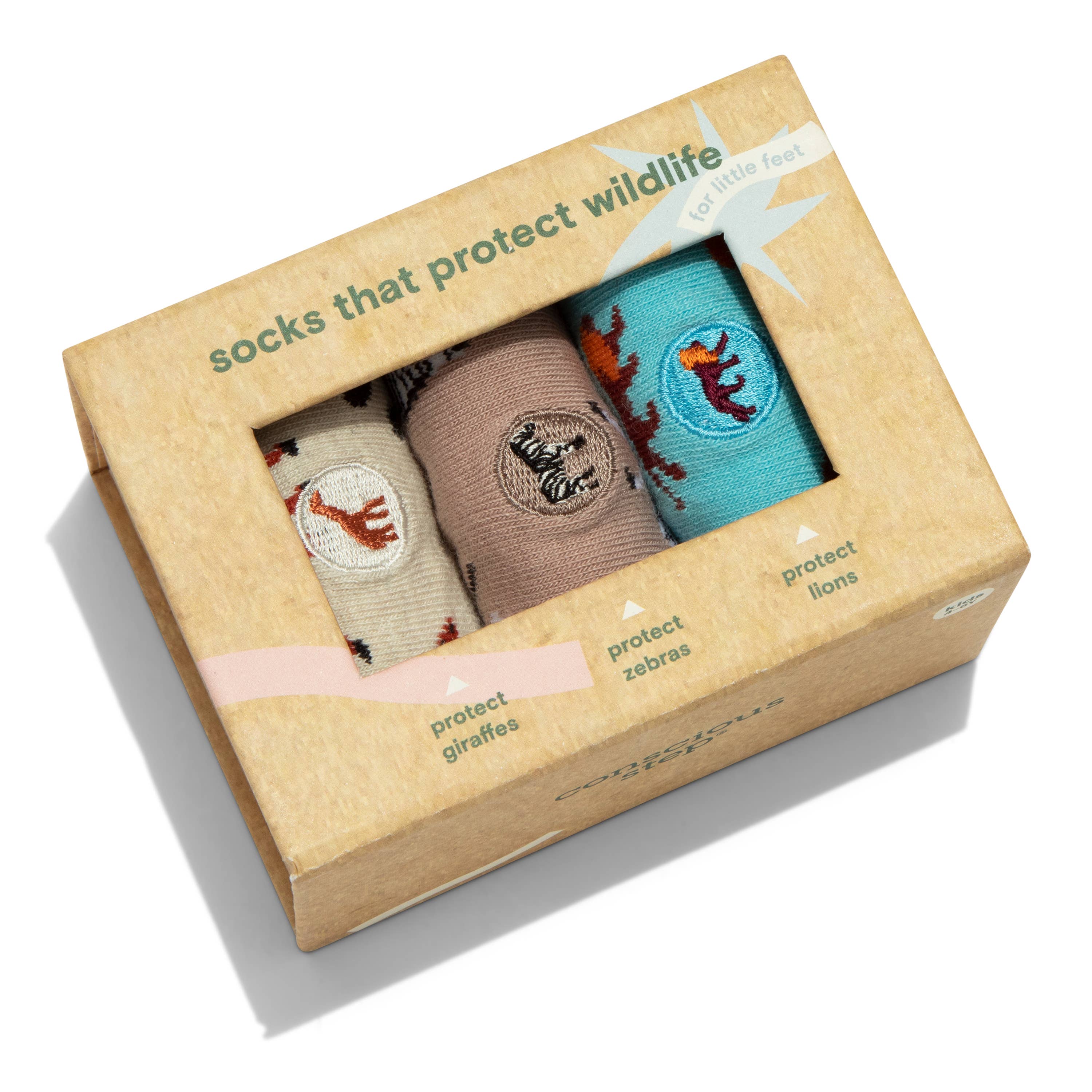 Kids Socks that Protect Wildlife | Boxed Set