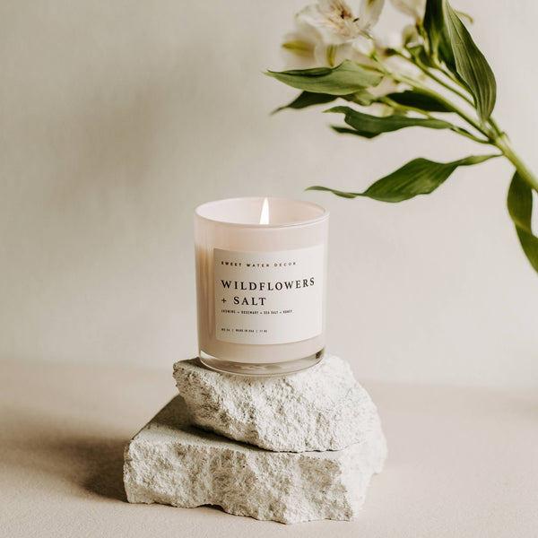 Wildflowers and Salt Soy Candle