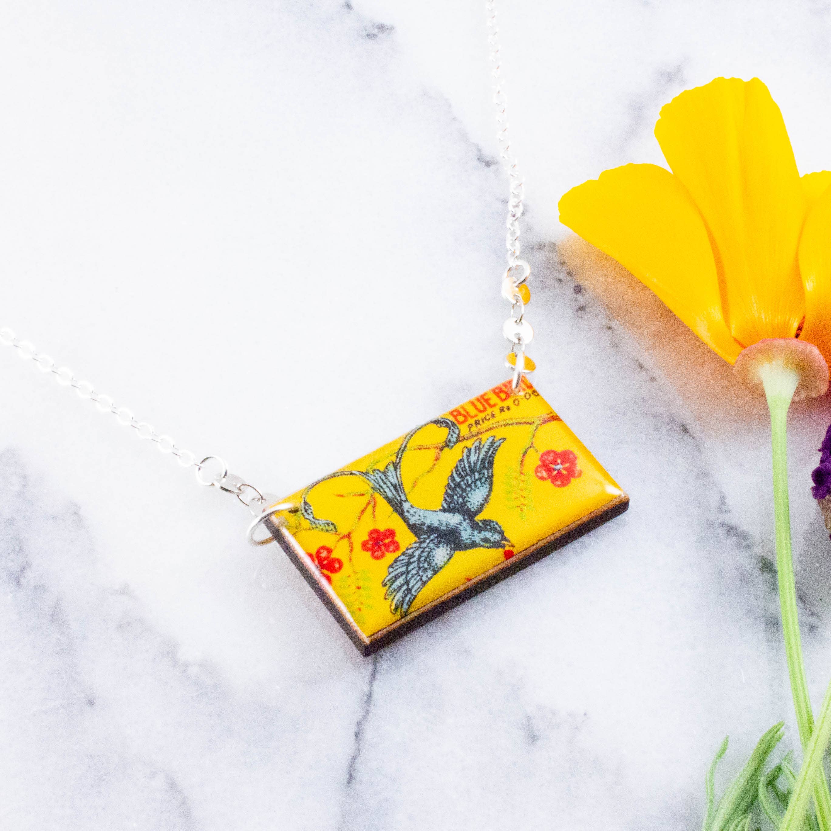 Japanese Matchbox Art Necklace
