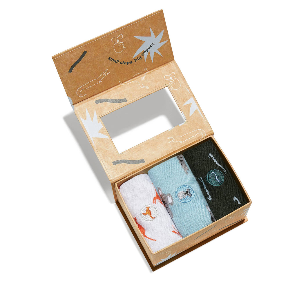 Kids Socks that Protect Animals | Boxed Set