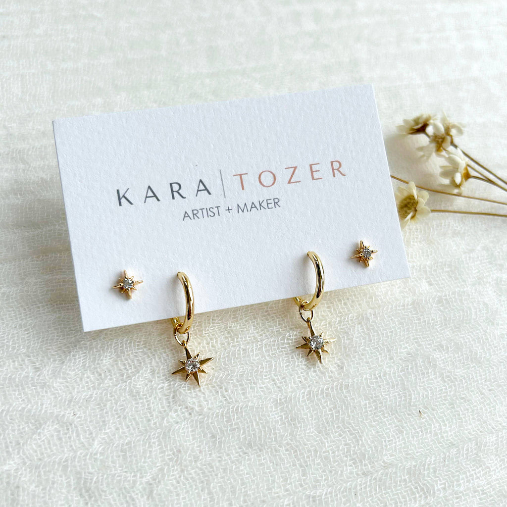Dainty Star Hoop Stacking Set #5