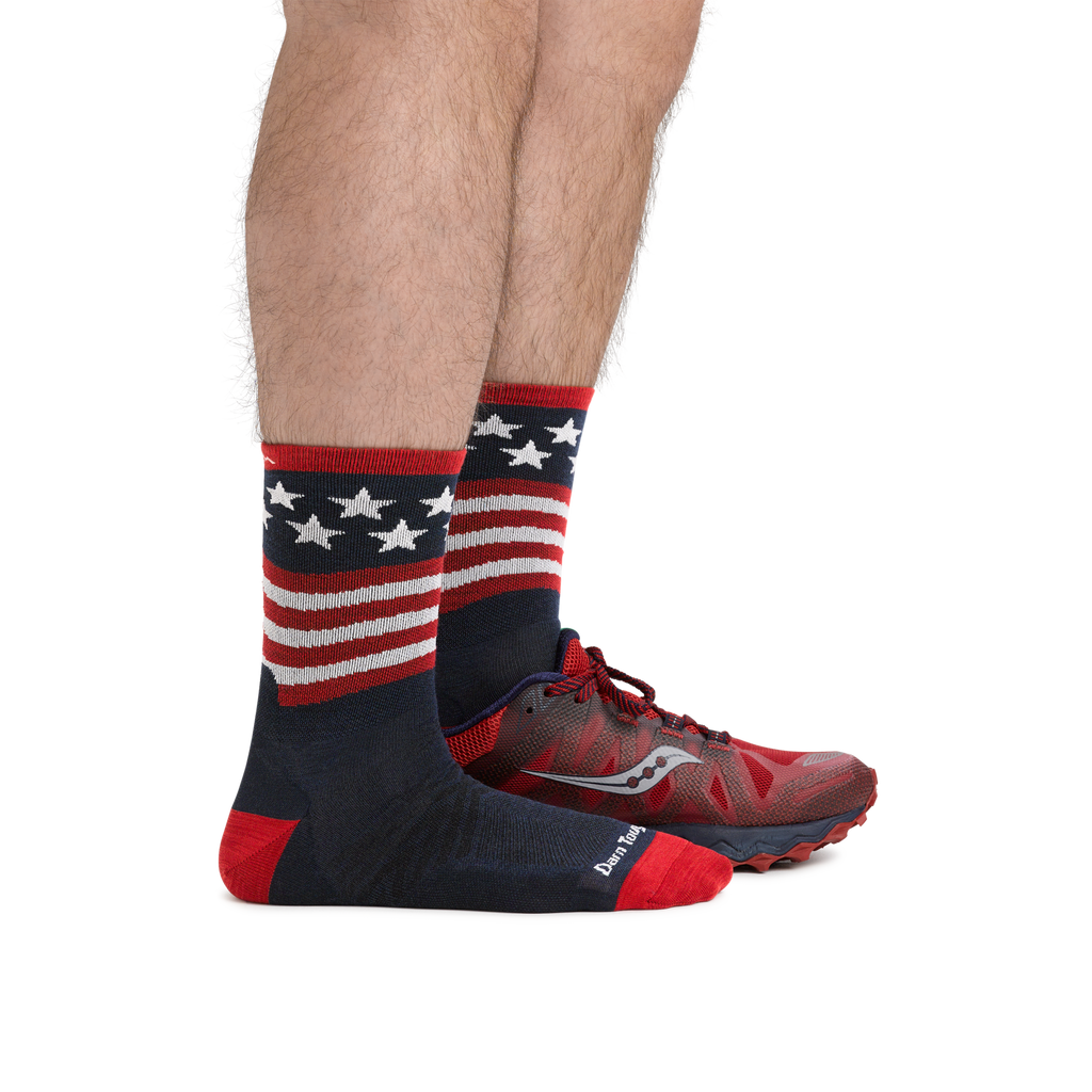 Men's Patriot Micro Crew | Stars & Stripes