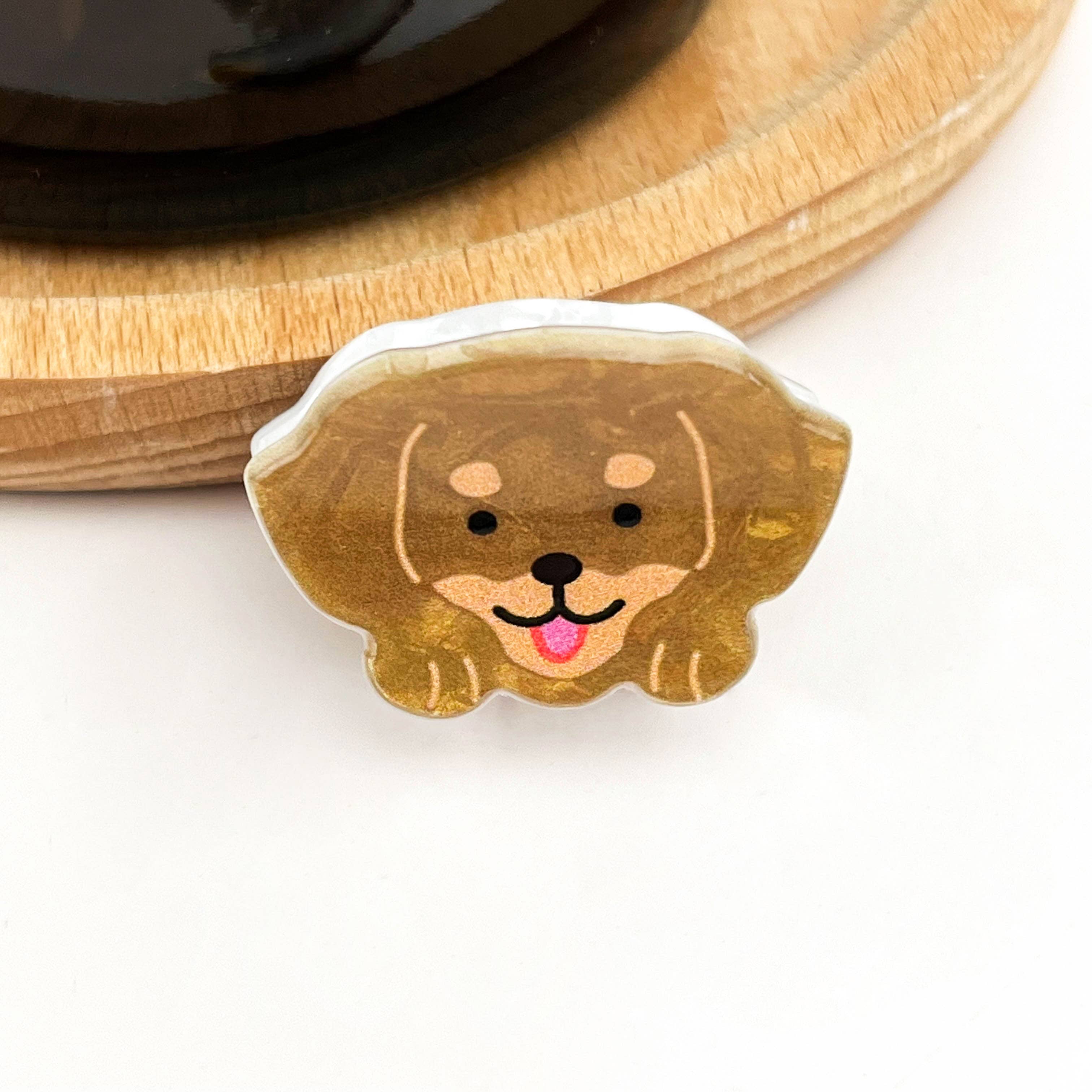 TheDivaSoap - Mini Dog Series Hair Claw Clips, Cute Puppy Animal Hair Clip