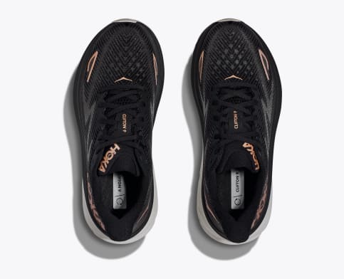 Women's Clifton 9 Wide | Black/Rose Gold