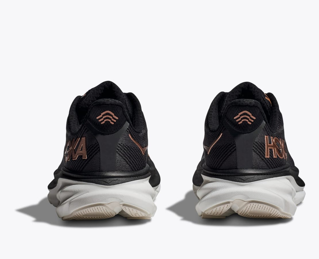 Women's Clifton 9 Wide | Black/Rose Gold