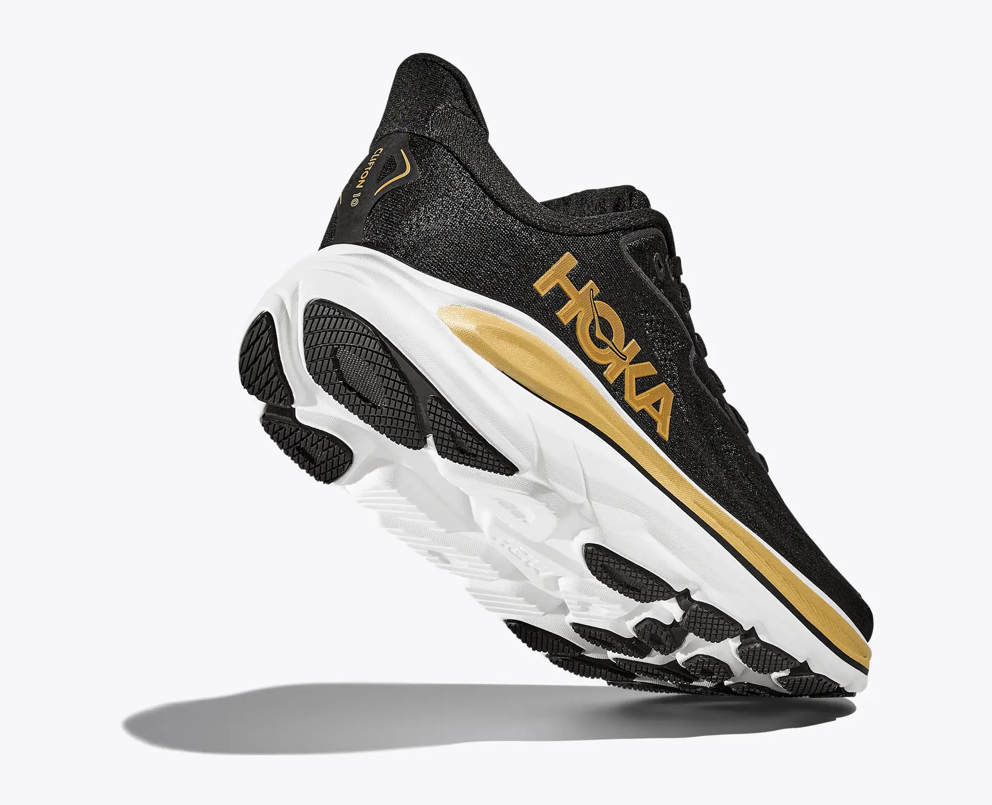 Women's Clifton 10 | Black/Gold