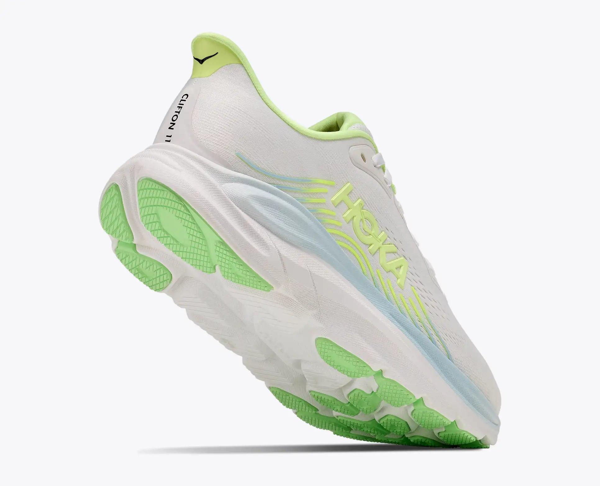 Women's Clifton 11 | Frost / Neon Yuzu
