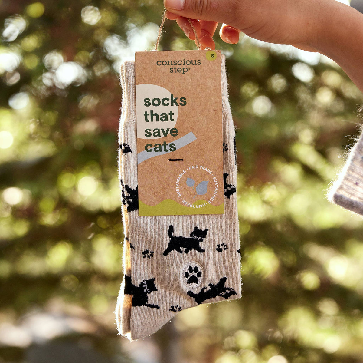 Socks that Save Cats | Beige Cats