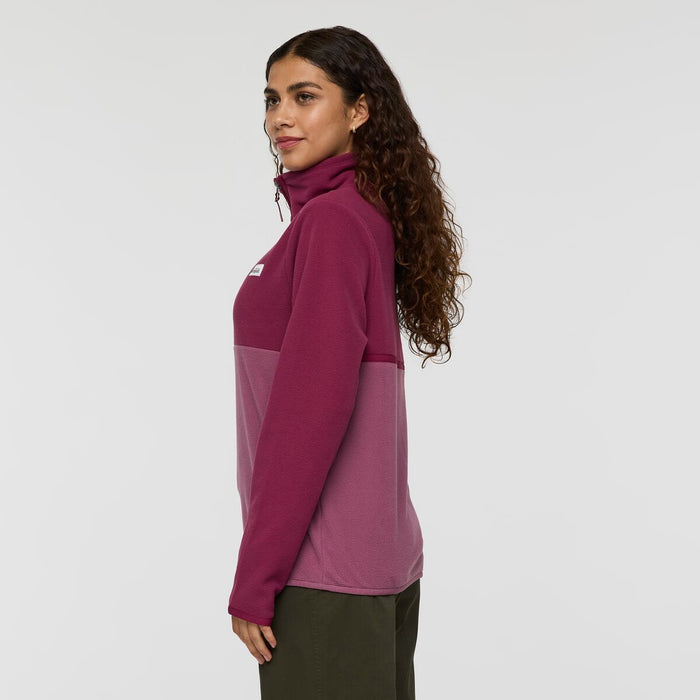 Women's Amado Fleece Pullover | Jam/Fig