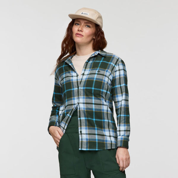 Women's Quedo Flannel Shirt | Cargo Plaid