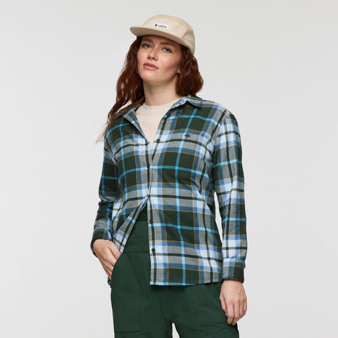 Women's Quedo Flannel Shirt | Cargo Plaid
