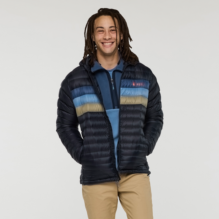 Men's Fuego Hooded Jacket | Carbon Stripes