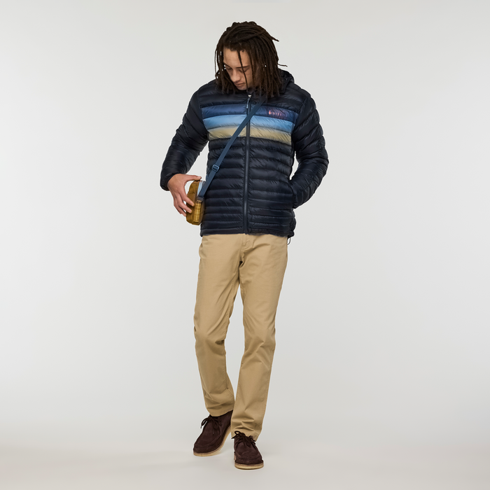 Men's Fuego Hooded Jacket | Carbon Stripes