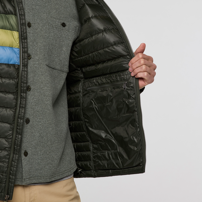 Men's Fuego Hooded Jacket | Wood Stripes