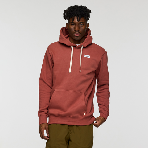 Men's Llama Patch Pullover Hoodie | Nutmeg
