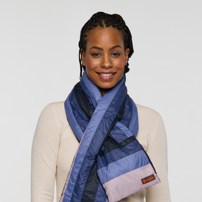 Fuego Down Scarf | Carbon Stripes