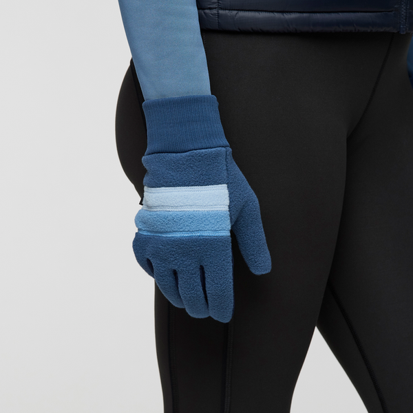 Teca Fleece Gloves | Deep Sea