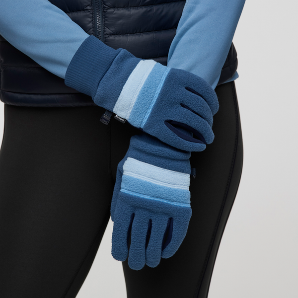 Teca Fleece Gloves | Deep Sea