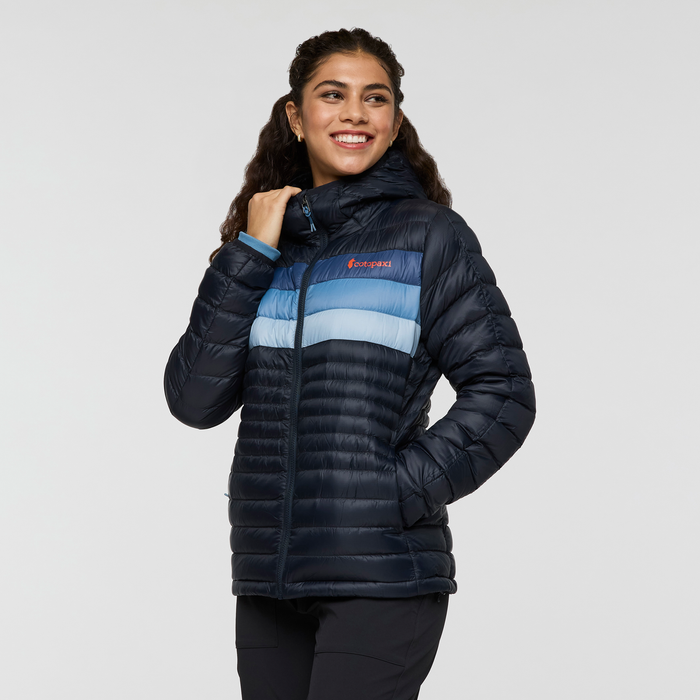 Women's Fuego Hooded Jacket | Carbon Stripes