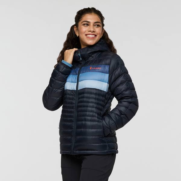 Women's Fuego Hooded Jacket | Carbon Stripes