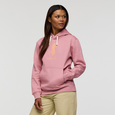 Women's  Llama Pullover Hoodie | Rose