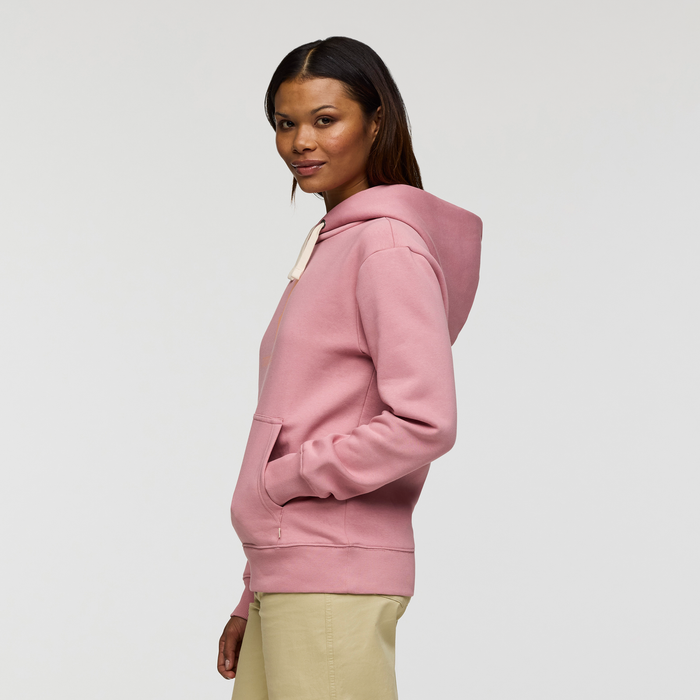 Women's  Llama Pullover Hoodie | Rose