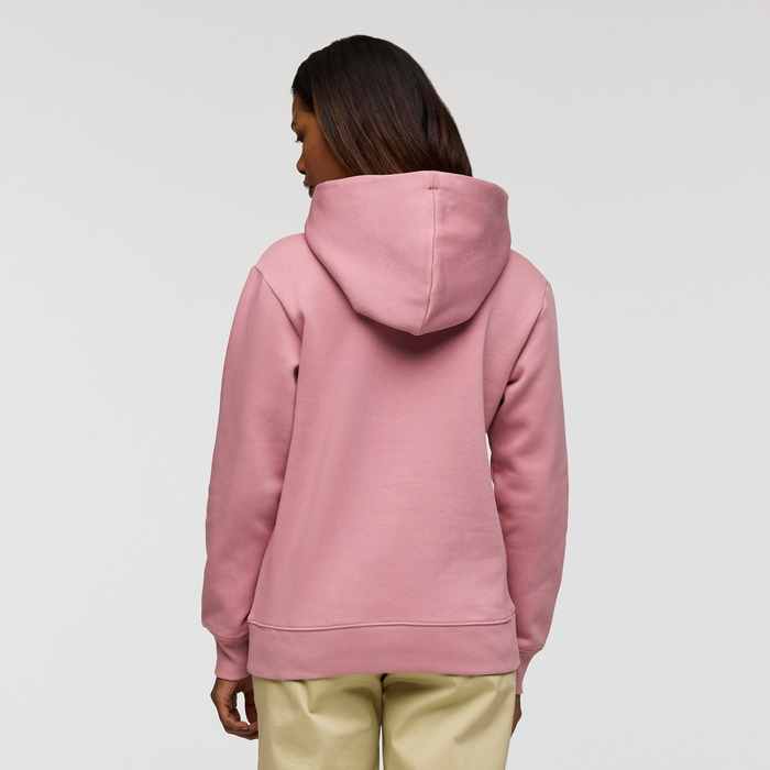 Women's  Llama Pullover Hoodie | Rose