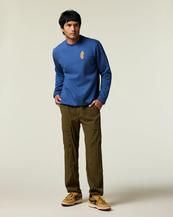 Men's Lava Llama Crew  | Deep Sea