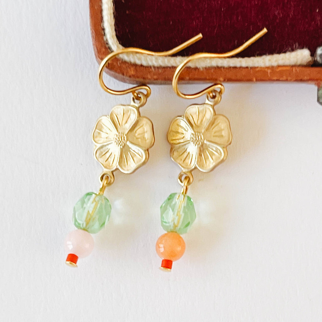 Flower Bead Earrings