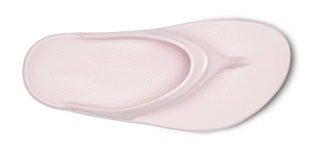Pink sandal on a white background