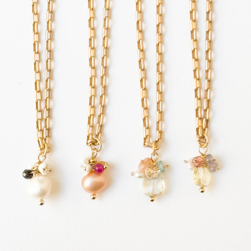 Gold Paperclip Chain Necklace