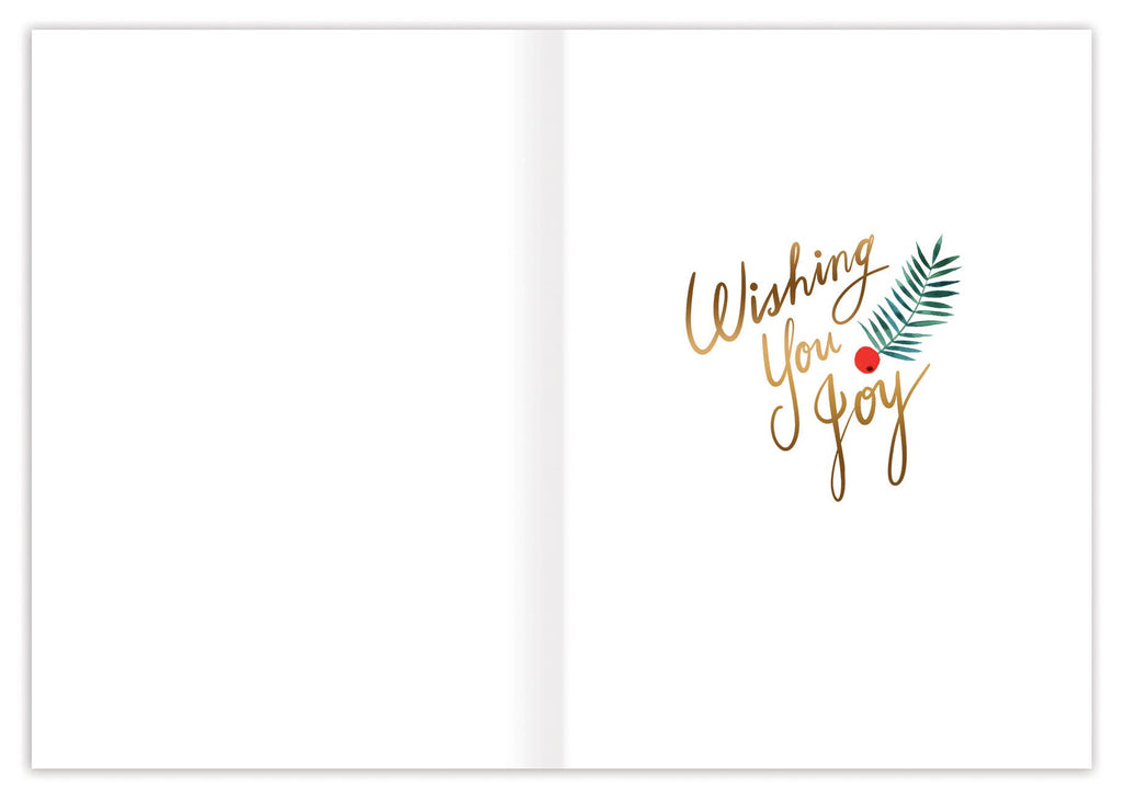 Holly Bouquet Holiday Card