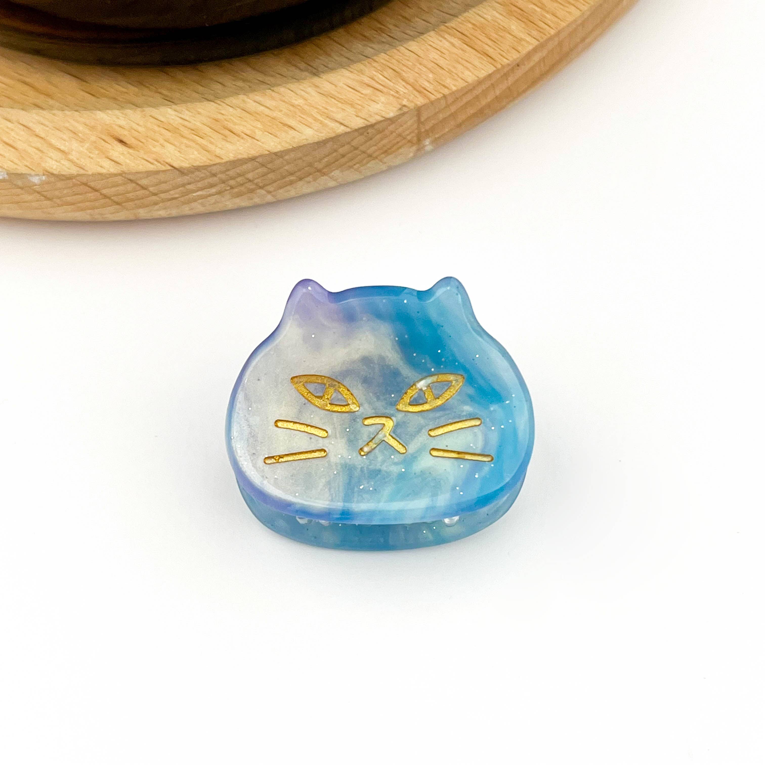 TheDivaSoap - Mini Acetate Cat Head Hair Claw Clip